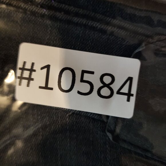 evis Jeans Womens 16 Black Stretch Denim Classic Straight *Read* - Picture 15 of 15